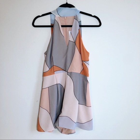 NWOT C/MEO Collective Colorful Romper - Picture 2 of 11